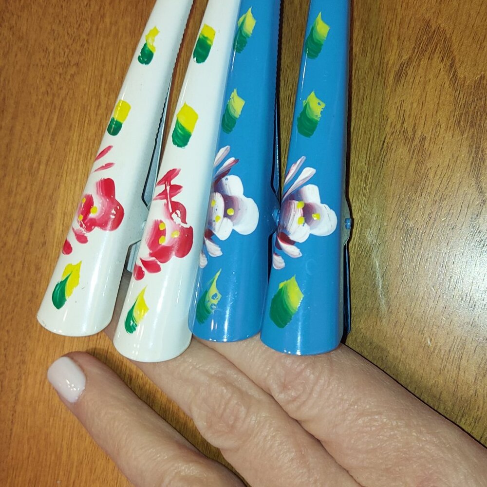 Never used Floral hairclips (set) - Picture 2 of 6